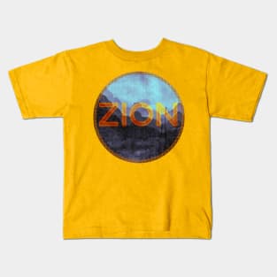 Zion National Park Virgin River Kids T-Shirt